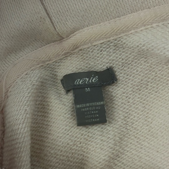 Aerie Oh Snap! Side Button Oversized Hoodie - Light Pink Blush SIZE MEDIUM - Picture 4 of 4